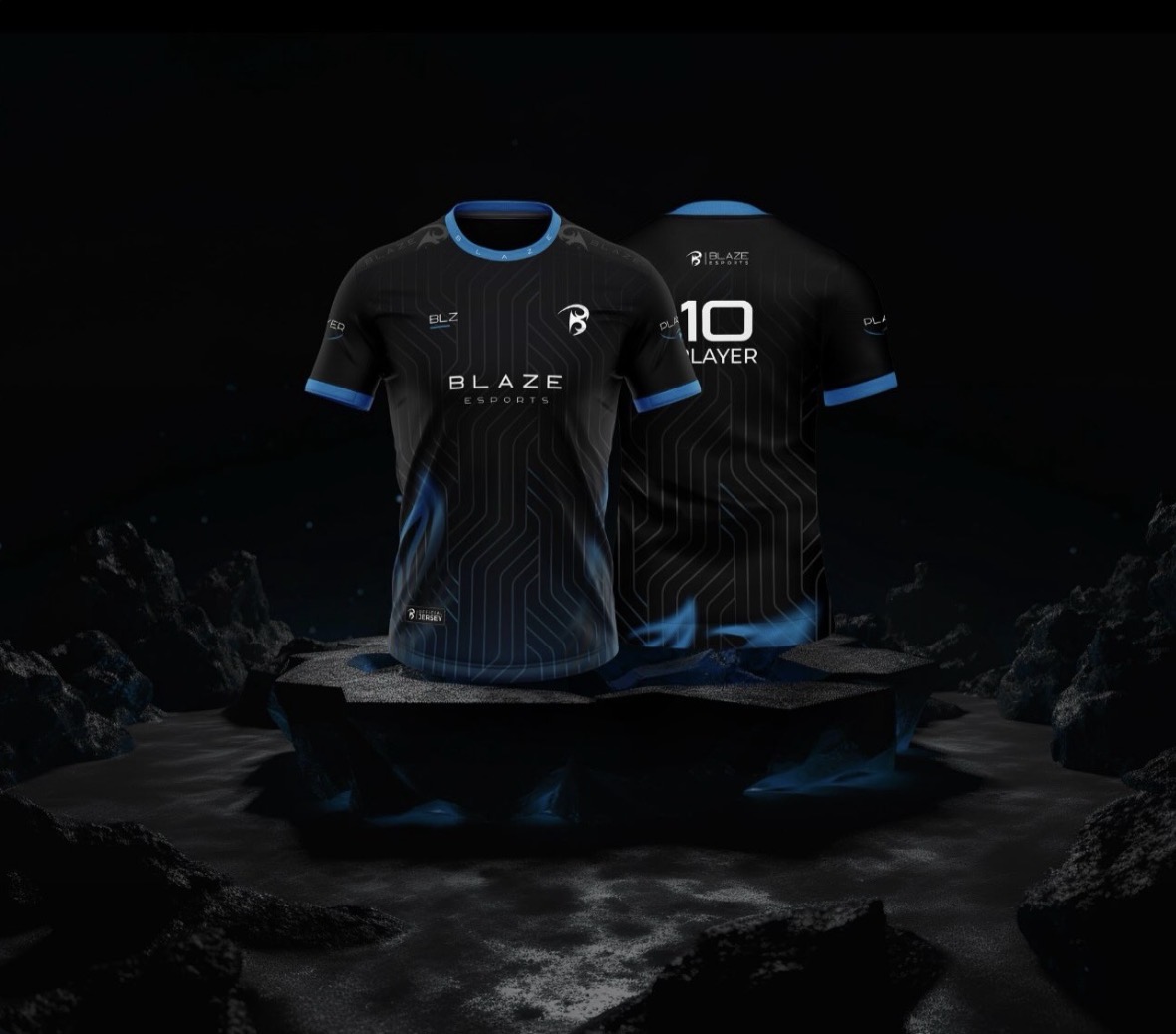 BLZ Esports official jersey front and back